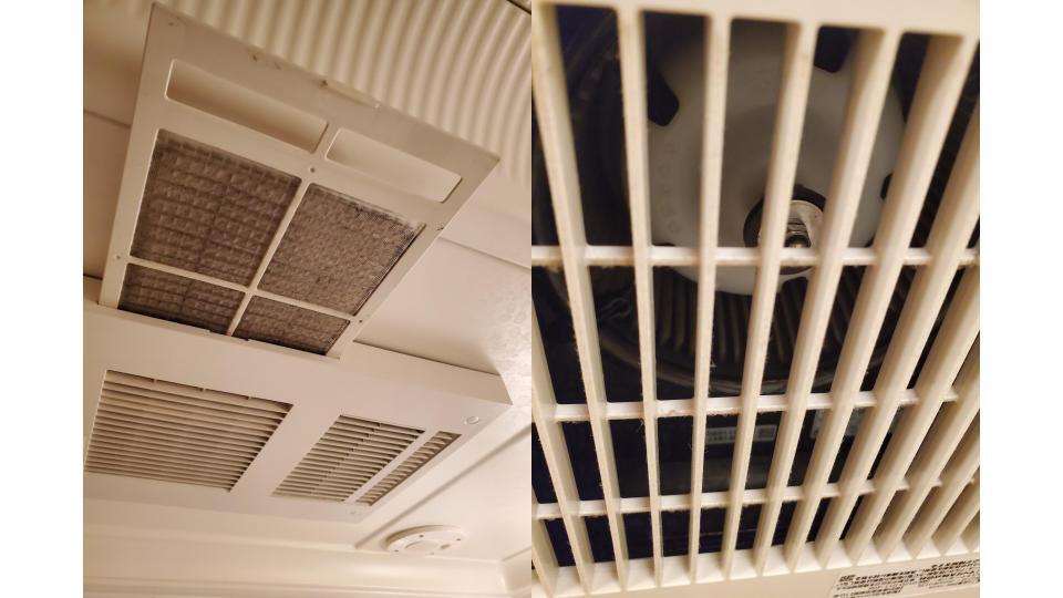 施工例 浴室換気扇