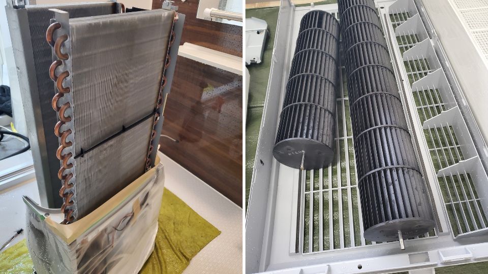 窓コン分解クリーニング