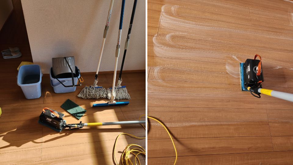 フロアクリーニング