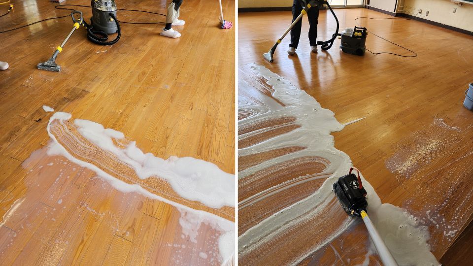 フロアクリーニング