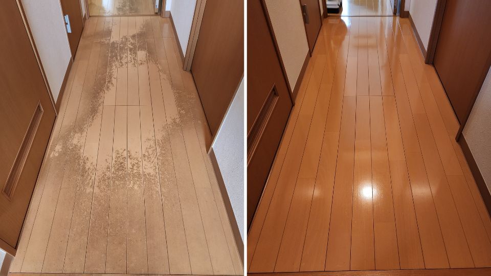 フロアクリーニング